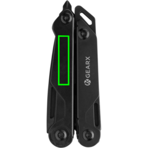 Gear X Multitool mit Zange schwarz bedrucken, Art.-Nr. P221.251