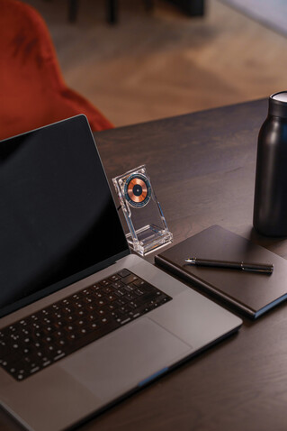 Magcharge 15W magnetischer Wireless-Charging-Stand transparent bedrucken, Art.-Nr. P309.0800