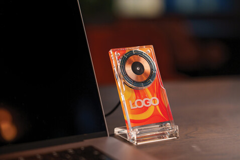Magcharge 15W magnetischer Wireless-Charging-Stand transparent bedrucken, Art.-Nr. P309.0800