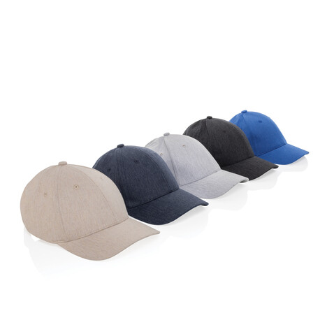 Milo AWARE™ 6-Panel-Heather-Kappe navy blau bedrucken, Art.-Nr. P453.0925 Milo AWARE™ 6-Panel-Heather-Kappe navy blau bedrucken, Art.-Nr. P453.0925