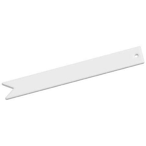 RFX™ H-9 leichter, reflektierender PVC-Anhänger mit Karabiner, weiss bedrucken, Art.-Nr. 1PR13201