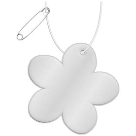 RFX™ H-13 leichter, reflektierender PVC-Anhänger Blume, weiss bedrucken, Art.-Nr. 1PR13701 RFX™ H-13 leichter, reflektierender PVC-Anhänger Blume, weiss bedrucken, Art.-Nr. 1PR13701