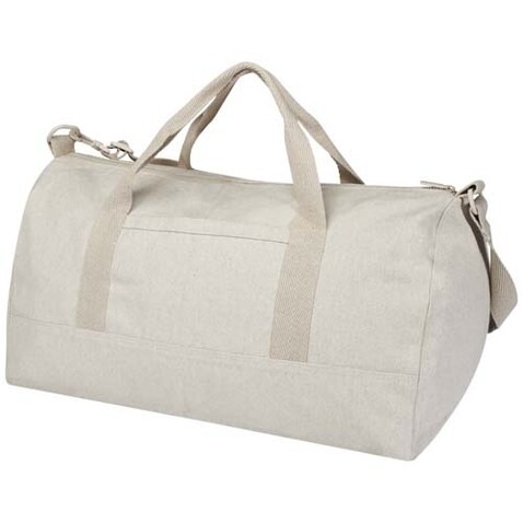 Porter 500 g/m² Aware™ recycelte Reisetasche 50 L, Oatmeal bedrucken, Art.-Nr. 12074707