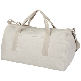 Porter 500 g/m² Aware™ recycelte Reisetasche 50 L, Oatmeal bedrucken, Art.-Nr. 12074707 Porter 500 g/m² Aware™ recycelte Reisetasche 50 L, Oatmeal bedrucken, Art.-Nr. 12074707