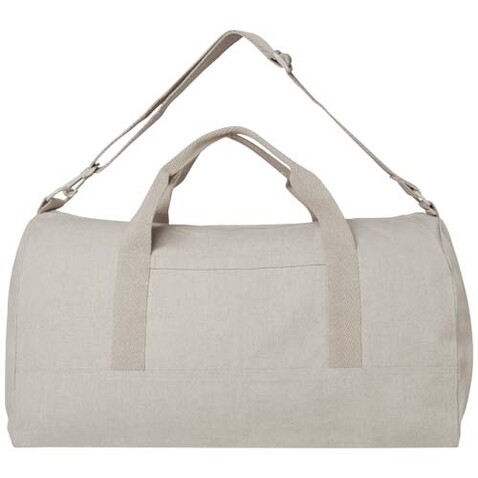 Porter 500 g/m² Aware™ recycelte Reisetasche 50 L, Oatmeal bedrucken, Art.-Nr. 12074707