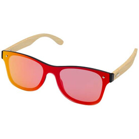 Tan Sonnenbrille mit Bambusbügeln, gelb bedrucken, Art.-Nr. 12705011 Tan Sonnenbrille mit Bambusbügeln, gelb bedrucken, Art.-Nr. 12705011