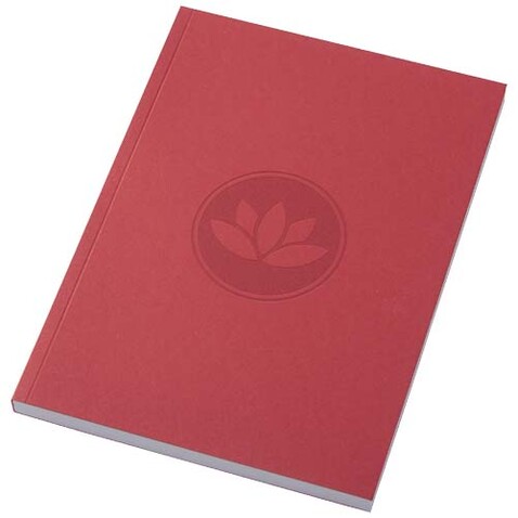 Novella Austen A5 Softcover Notizbuch aus Recyclingmaterial – 100 Blatt, rot bedrucken, Art.-Nr. 21024821 Novella Austen A5 Softcover Notizbuch aus Recyclingmaterial – 100 Blatt, rot bedrucken, Art.-Nr. 21024821