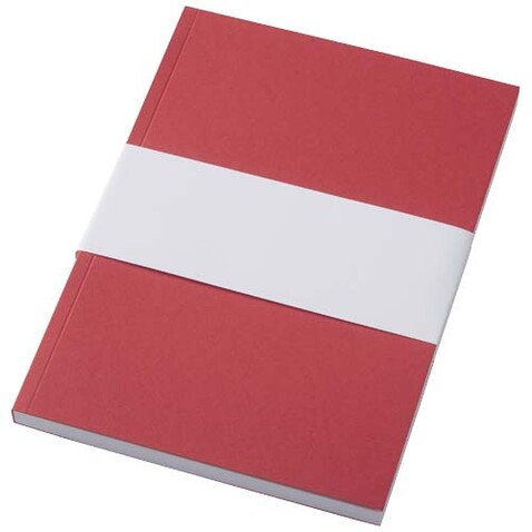 Novella Austen A5 Softcover Notizbuch aus Recyclingmaterial – 100 Blatt, rot bedrucken, Art.-Nr. 21024821 Novella Austen A5 Softcover Notizbuch aus Recyclingmaterial – 100 Blatt, rot bedrucken, Art.-Nr. 21024821