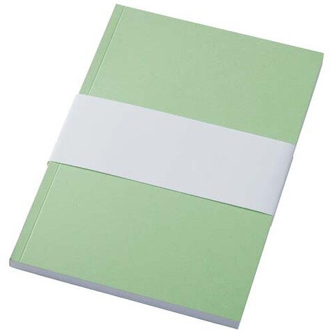 Novella Austen A5 Softcover Notizbuch aus Recyclingmaterial – 100 Blatt, grün bedrucken, Art.-Nr. 21024861 Novella Austen A5 Softcover Notizbuch aus Recyclingmaterial – 100 Blatt, grün bedrucken, Art.-Nr. 21024861