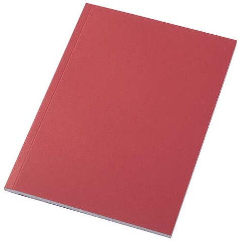 Novella Austen A5 Softcover Notizbuch aus Recyclingmaterial – 50 Blatt, rot bedrucken, Art.-Nr. 21024921