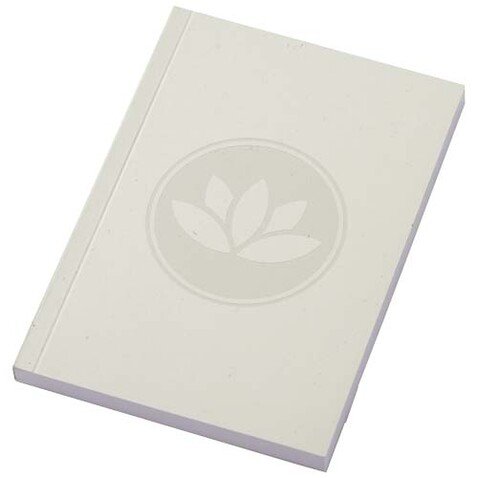 Novella Austen A6 Softcover Notizbuch aus Recyclingmaterial – 100 Blatt, elfenbeinweiß bedrucken, Art.-Nr. 21026202