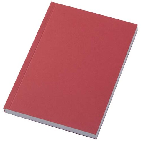 Novella Austen A6 Softcover Notizbuch aus Recyclingmaterial – 100 Blatt, rot bedrucken, Art.-Nr. 21026221