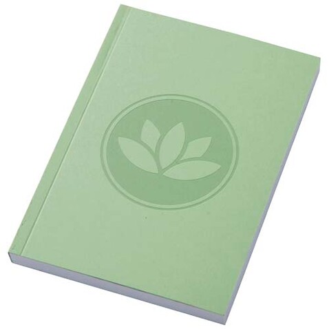 Novella Austen A6 Softcover Notizbuch aus Recyclingmaterial – 100 Blatt, grün bedrucken, Art.-Nr. 21026261 Novella Austen A6 Softcover Notizbuch aus Recyclingmaterial – 100 Blatt, grün bedrucken, Art.-Nr. 21026261