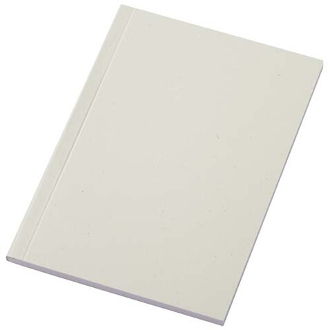 Novella Austen A6 Softcover Notizbuch aus Recyclingmaterial – 50 Blatt, elfenbeinweiß bedrucken, Art.-Nr. 21026302