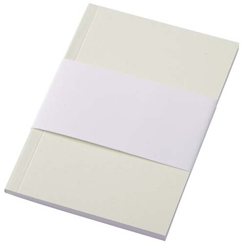 Novella Austen A6 Softcover Notizbuch aus Recyclingmaterial – 50 Blatt, elfenbeinweiß bedrucken, Art.-Nr. 21026302