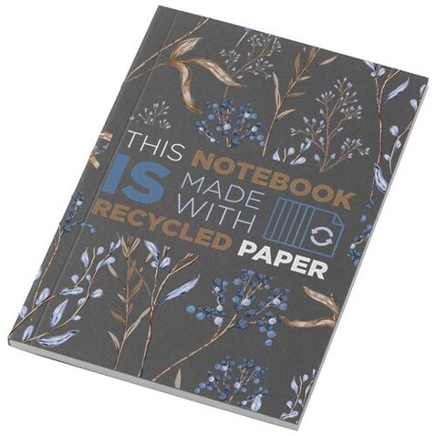 Novella Austen A6 Softcover Notizbuch aus Recyclingmaterial – 50 Blatt, kohle bedrucken, Art.-Nr. 21026390 Novella Austen A6 Softcover Notizbuch aus Recyclingmaterial – 50 Blatt, kohle bedrucken, Art.-Nr. 21026390