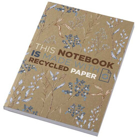 Novella Austen A5 Softcover Notizbuch aus recyceltem Kraftpapier – 100 Blatt, natur bedrucken, Art.-Nr. 21026406 Novella Austen A5 Softcover Notizbuch aus recyceltem Kraftpapier – 100 Blatt, natur bedrucken, Art.-Nr. 21026406