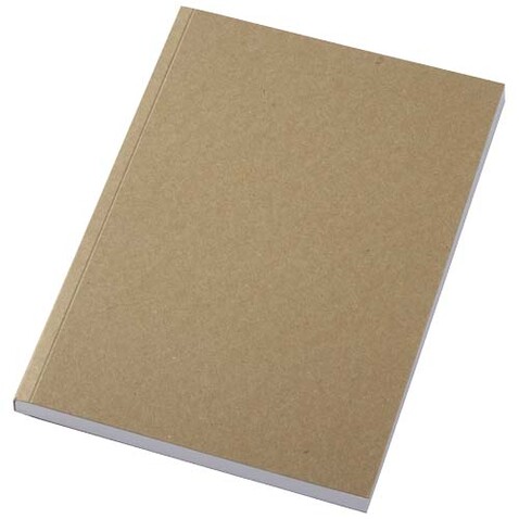 Novella Austen A5 Softcover Notizbuch aus recyceltem Kraftpapier – 100 Blatt, natur bedrucken, Art.-Nr. 21026406