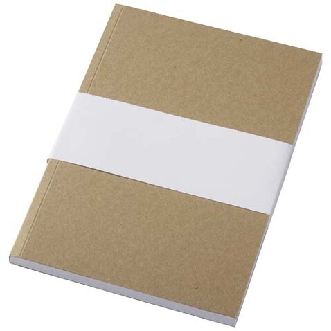 Novella Austen A5 Softcover Notizbuch aus recyceltem Kraftpapier – 100 Blatt, natur bedrucken, Art.-Nr. 21026406