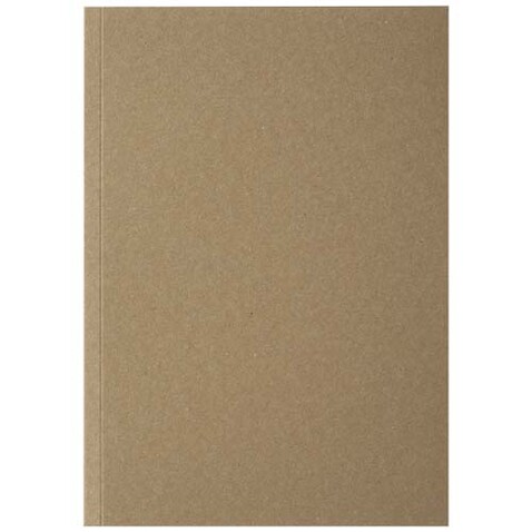 Novella Austen A5 Softcover Notizbuch aus recyceltem Kraftpapier – 50 Blatt, natur bedrucken, Art.-Nr. 21026506
