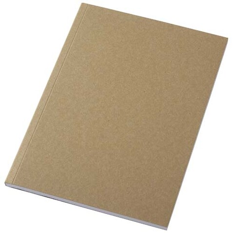 Novella Austen A5 Softcover Notizbuch aus recyceltem Kraftpapier – 50 Blatt, natur bedrucken, Art.-Nr. 21026506