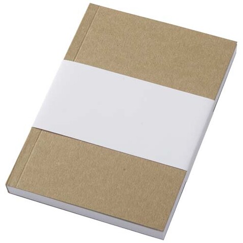 Novella Austen A6 Softcover Notizbuch aus recyceltem Kraftpapier – 100 Blatt, natur bedrucken, Art.-Nr. 21026606