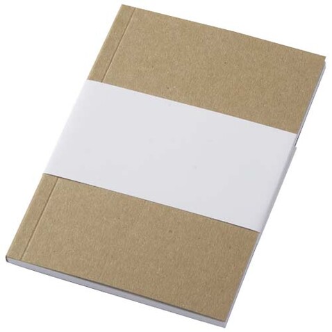 Novella Austen A6 Softcover Notizbuch aus recyceltem Kraftpapier – 50 Blatt, natur bedrucken, Art.-Nr. 21026706