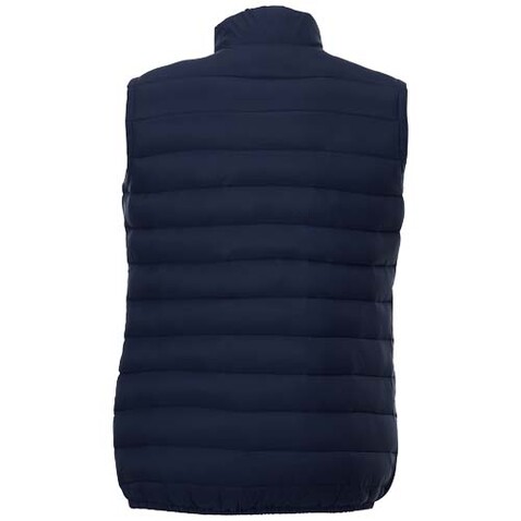 Pallas recycelter wattierter Bodywarmer für Damen, navy bedrucken, Art.-Nr. 39438550