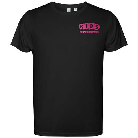 Estoril T-Shirt für Kinder, schwarz bedrucken, Art.-Nr. K04303OD