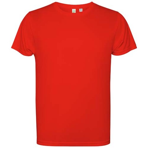 Estoril T-Shirt für Kinder, rot bedrucken, Art.-Nr. K04304IH