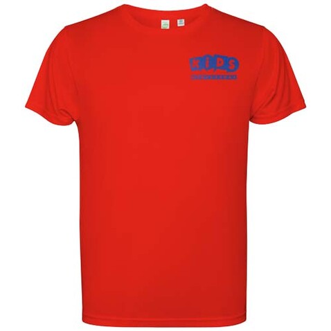 Estoril T-Shirt für Kinder, rot bedrucken, Art.-Nr. K04304IH