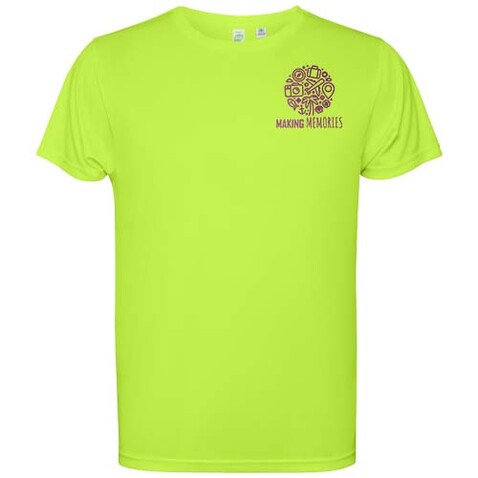 Estoril T-Shirt für Kinder, Fluor Green bedrucken, Art.-Nr. K04305BD