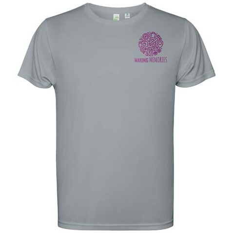 Estoril T-Shirt für Kinder, grau bedrucken, Art.-Nr. K0430C4H Estoril T-Shirt für Kinder, grau bedrucken, Art.-Nr. K0430C4H