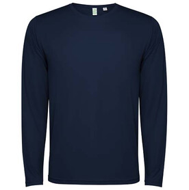 Estoril Langarm-Shirt für Kinder, Navy Blue bedrucken, Art.-Nr. K04321RD