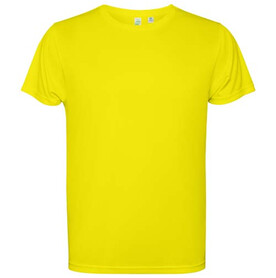 Estoril T-Shirt für Herren, Fluor Yellow bedrucken, Art.-Nr. R04301C1