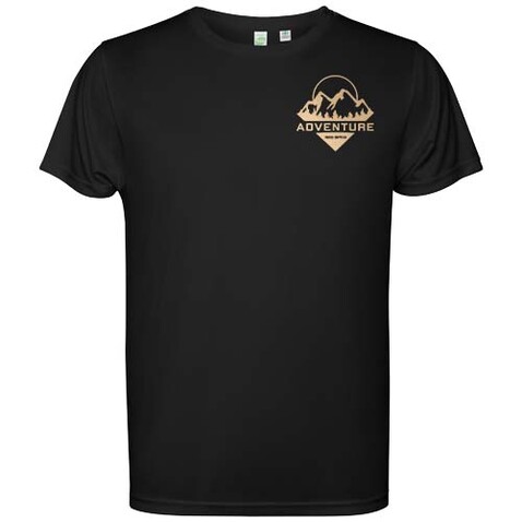 Estoril T-Shirt für Herren, schwarz bedrucken, Art.-Nr. R04303O5 Estoril T-Shirt für Herren, schwarz bedrucken, Art.-Nr. R04303O5