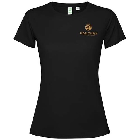 Estoril T-Shirt für Damen, schwarz bedrucken, Art.-Nr. R04313O1 Estoril T-Shirt für Damen, schwarz bedrucken, Art.-Nr. R04313O1