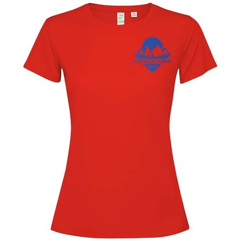 Estoril T-Shirt für Damen, rot bedrucken, Art.-Nr. R04314I4