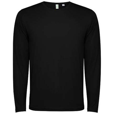 Estoril Langarm-Shirt Unisex, schwarz bedrucken, Art.-Nr. R04323O6
