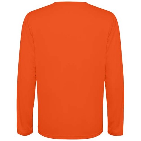 Estoril Langarm-Shirt Unisex, Fire orange bedrucken, Art.-Nr. R0432D82