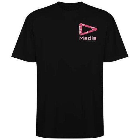 Bull Overzise T-Shirt Unisex, schwarz bedrucken, Art.-Nr. R65603O2
