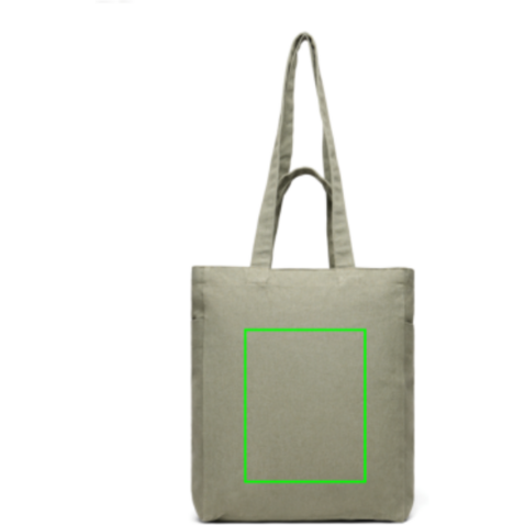 VINGA Hilo AWARE™ Tasche mit Reißverschluss aus rec. Canvas grün bedrucken, Art.-Nr. V7620507 VINGA Hilo AWARE™ Tasche mit Reißverschluss aus rec. Canvas grün bedrucken, Art.-Nr. V7620507