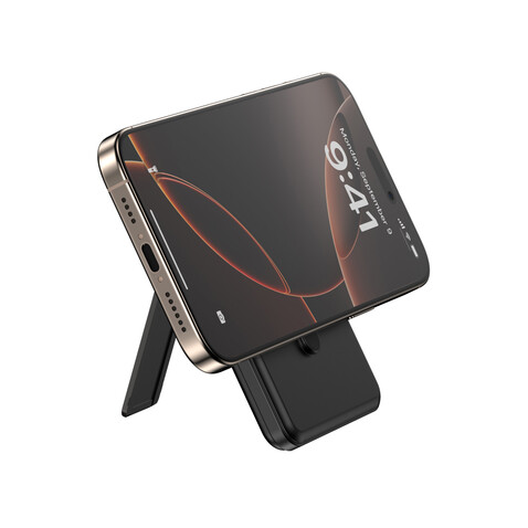 Urban Vitamin Redwood 5-in-1 5.000mAh 20W PD magn. Powerbank schwarz bedrucken, Art.-Nr. P322.7101