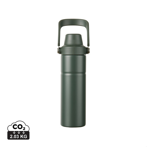 VINGA Baltimore Trek RCS recycelte SS Flasche 600ml grün bedrucken, Art.-Nr. V4300607 VINGA Baltimore Trek RCS recycelte SS Flasche 600ml grün bedrucken, Art.-Nr. V4300607