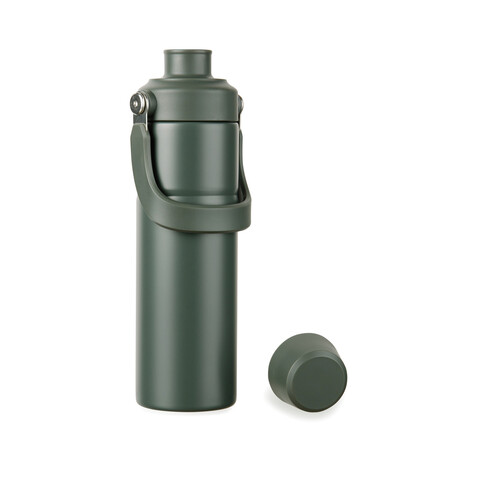 VINGA Baltimore Trek RCS recycelte SS Flasche 600ml grün bedrucken, Art.-Nr. V4300607 VINGA Baltimore Trek RCS recycelte SS Flasche 600ml grün bedrucken, Art.-Nr. V4300607