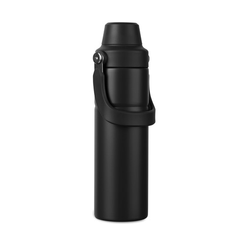 VINGA Baltimore Trek RCS recycelte SS Flasche 600ml schwarz bedrucken, Art.-Nr. V4300601 VINGA Baltimore Trek RCS recycelte SS Flasche 600ml schwarz bedrucken, Art.-Nr. V4300601