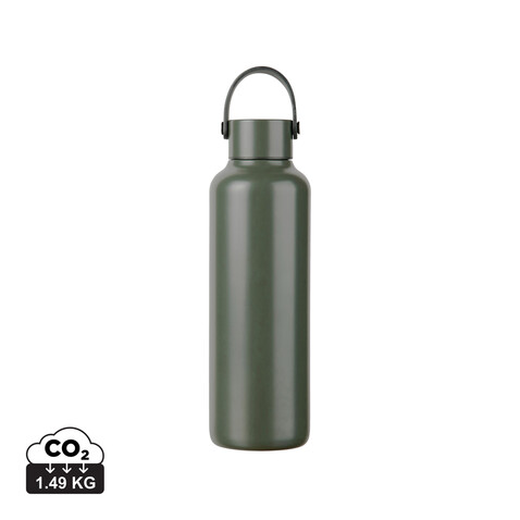 VINGA Baltimore RCS recyc. Edelstahlflasche 600ml grün bedrucken, Art.-Nr. V4300507