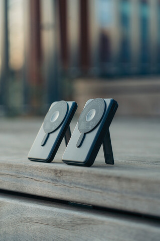Urban Vitamin Redwood 5-in-1 5.000mAh 20W PD magn. Powerbank schwarz bedrucken, Art.-Nr. P322.7101