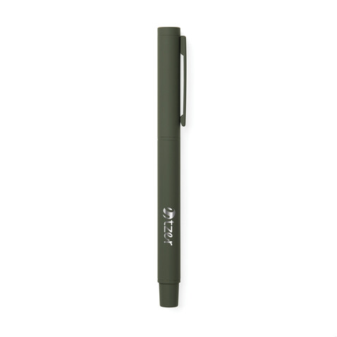 VINGA Baltimore Stift aus RCS recyceltem Stainless-Steel grün bedrucken, Art.-Nr. V1690007