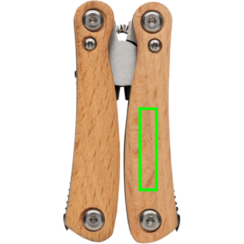 Holz Mini-Multitool braun bedrucken, Art.-Nr. P221.379